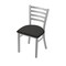 Holland Bar Stool Co 400 Jackie 18" Chair with Anodized Nickel Finish and Canter Iron Seat 40018AN008 - alternate 1